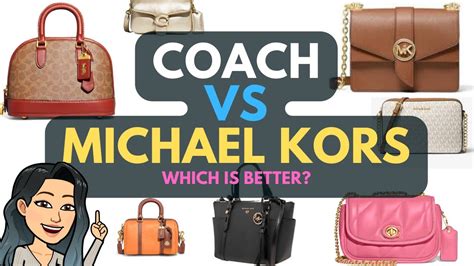 coach vs michael kors 2021|michael kors crossbody bag.